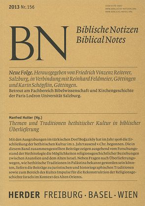 Themen und Tradition hethitischer Kultur in biblischer Überlieferung von Hutter,  Manfred