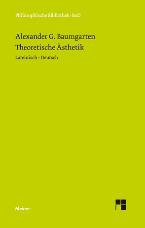 Theoretische Ästhetik von Baumgarten,  Alexander Gottlieb, Schweizer,  Hans Rudolf