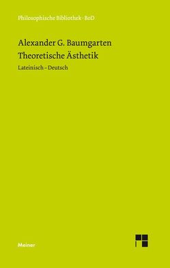 Theoretische Ästhetik von Baumgarten,  Alexander Gottlieb, Schweizer,  Hans Rudolf