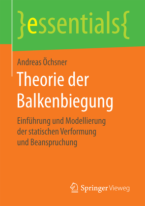 Theorie der Balkenbiegung von Oechsner,  Andreas