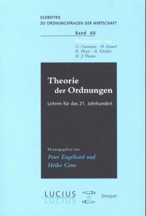 Theorie der Ordnungen von Engelhard,  Peter, Geue,  Heiko