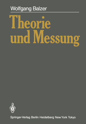 Theorie und Messung von Balzer,  Wolfgang