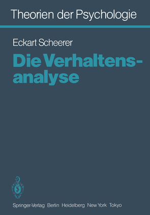 Theorien der Psychologie von Scheerer,  E.