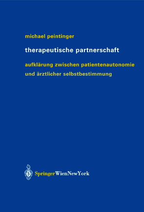 Therapeutische Partnerschaft von Peintinger,  Michael