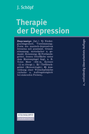 Therapie der Depression von Schöpf,  J.