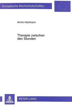 Therapie zwischen den Stunden von Hartmann,  Armin