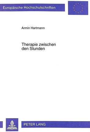 Therapie zwischen den Stunden von Hartmann,  Armin