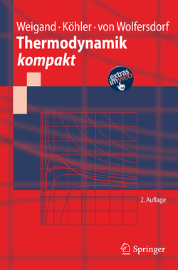 Thermodynamik kompakt von Köhler,  Jürgen, Weigand,  Bernhard, Wolfersdorf,  Jens