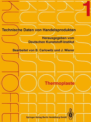 Thermoplaste von Carlowitz,  Bodo, Wierer,  Jutta