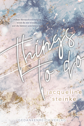 Things to do von Steinke,  Jacqueline