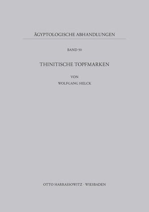Thinitische Topfmarken von Helck,  Wolfgang