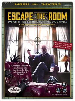 ThinkFun – 76310 – Escape the Room: Das Geheimnis des Refugiums von Dr. Gravely. Könnt ihr alle Geheimnise und Rätsel lösen? Ein Escape-Spiel für Einsteiger.