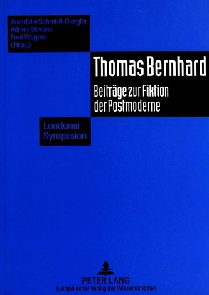 Thomas Bernhard von Schmidt-Dengler,  Wendelin, Stevens,  Adrian, Wagner,  Fred