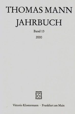 Thomas Mann Jahrbuch von Heftrich,  Eckhard, Sprecher,  Thomas, Wysling,  Hans
