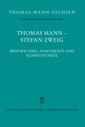 Thomas Mann – Stefan Zweig. Briefwechsel, Dokumente und Schnittpunkte von Bedenig,  Katrin, Zeder,  Franz
