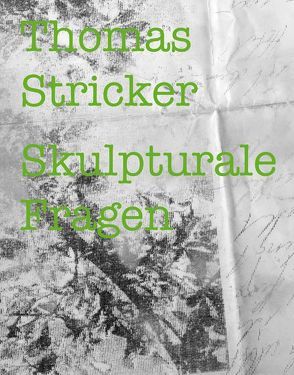 Thomas Stricker – Skulpturale Fragen von Heinzelmann,  Markus, Jansen,  Gregor, Kreuzer,  Stefanie, Stricker,  Thomas
