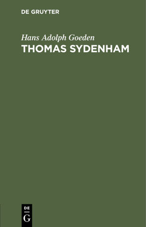 Thomas Sydenham von Goeden,  Hans Adolph