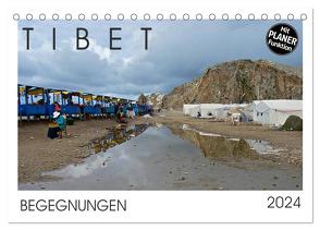 Tibet – Begegnungen (Tischkalender 2024 DIN A5 quer), CALVENDO Monatskalender von Rechberger,  Gabriele
