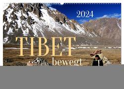 Tibet bewegt (Wandkalender 2024 DIN A2 quer), CALVENDO Monatskalender von Bergermann,  Manfred
