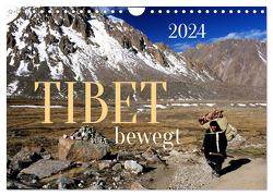Tibet bewegt (Wandkalender 2024 DIN A4 quer), CALVENDO Monatskalender von Bergermann,  Manfred