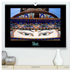 Tibet (hochwertiger Premium Wandkalender 2024 DIN A2 quer), Kunstdruck in Hochglanz von ledieS,  Katja
