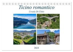 Ticino romantico (Tischkalender 2024 DIN A5 quer), CALVENDO Monatskalender von Di Chito,  Ursula
