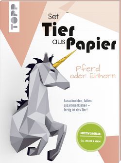 Tier aus Papier (Bastel-Set) – Pferd oder Einhorn von Krämer,  Patrick