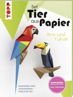 Tier aus Papier (Bastel-Set) – Tukan & Ara von Krämer,  Patrick