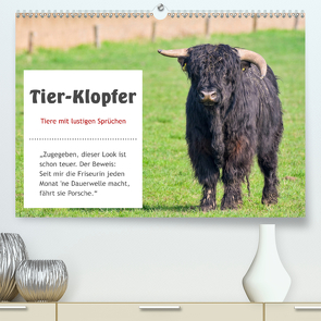 Tier-Klopfer (Premium, hochwertiger DIN A2 Wandkalender 2021, Kunstdruck in Hochglanz) von Kulartz,  Rainer, Plett,  Lisa