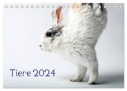 Tiere 2024 (Tischkalender 2024 DIN A5 quer), CALVENDO Monatskalender von Zwanzger,  Wolfgang