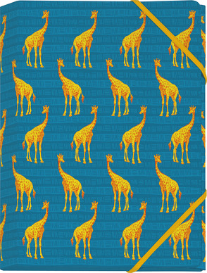Die Tiere Afrikas Mini-Sammelmappe Motiv Giraffe von Schöll,  Stephan