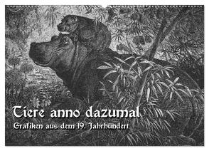 Tiere anno dazumal (Wandkalender 2024 DIN A2 quer), CALVENDO Monatskalender von Berg,  Martina