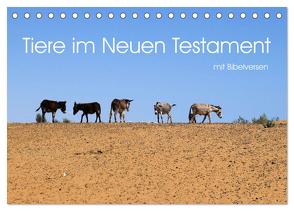 Tiere im Neuen Testament mit Bibelversen (Tischkalender 2024 DIN A5 quer), CALVENDO Monatskalender von Vorndran,  Hans-Georg