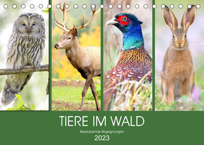 Tiere im Wald. Bezaubernde Begegnungen (Tischkalender 2023 DIN A5 quer) von Hurley,  Rose