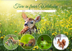 Tiere in freier Wildbahn by VogtArt (Wandkalender 2024 DIN A2 quer), CALVENDO Monatskalender von VogtArt,  VogtArt