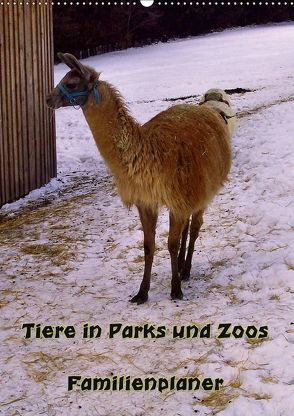 Tiere in Parks und Zoos – Familienplaner (Wandkalender 2018 DIN A2 hoch) von Schneller,  Helmut