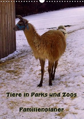 Tiere in Parks und Zoos – Familienplaner (Wandkalender 2018 DIN A3 hoch) von Schneller,  Helmut