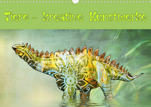Tiere – kreative Kunstwerke (Wandkalender 2022 DIN A3 quer) von Brunner-Klaus,  Liselotte