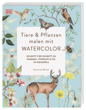 Tiere und Pflanzen malen mit Watercolor von de Winton,  Harriet, Krabbe,  Wiebke