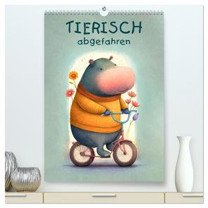 Tierisch abgefahren (hochwertiger Premium Wandkalender 2024 DIN A2 hoch), Kunstdruck in Hochglanz von Krätschmer,  Erich