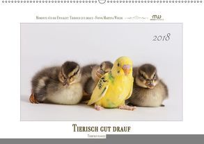 Tierisch gut drauf – Tierfreundschaften (Wandkalender 2018 DIN A2 quer) von Wrede,  Martina