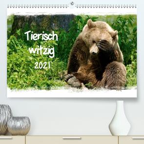 Tierisch witzig (Premium, hochwertiger DIN A2 Wandkalender 2021, Kunstdruck in Hochglanz) von / Kottal,  Elsner