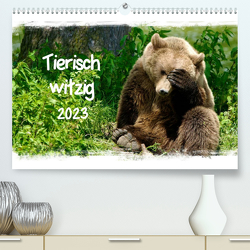 Tierisch witzig (Premium, hochwertiger DIN A2 Wandkalender 2023, Kunstdruck in Hochglanz) von / Kottal,  Elsner