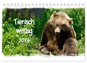 Tierisch witzig (Tischkalender 2024 DIN A5 quer), CALVENDO Monatskalender von / Kottal,  Elsner