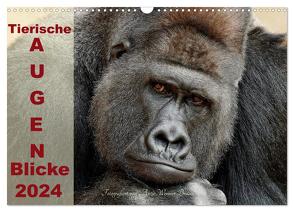 Tierische Augen-Blicke 2024 (Wandkalender 2024 DIN A3 quer), CALVENDO Monatskalender von Wenner-Braun,  Antje