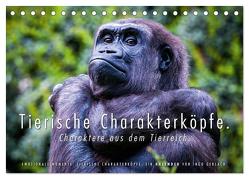 Tierische Charakterköpfe (Tischkalender 2024 DIN A5 quer), CALVENDO Monatskalender von Gerlach,  Ingo