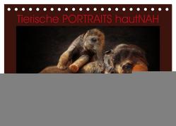 Tierische PORTRAITS hautNAH (Tischkalender 2024 DIN A5 quer), CALVENDO Monatskalender von Wenner-Braun,  Antje