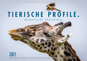 Tierische Profile (Tischkalender 2021 DIN A5 quer) von Gerlach,  Ingo