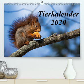 Tierkalender 2020 (Premium, hochwertiger DIN A2 Wandkalender 2020, Kunstdruck in Hochglanz) von Tschöpe,  Frank