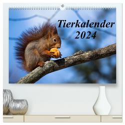 Tierkalender 2024 (hochwertiger Premium Wandkalender 2024 DIN A2 quer), Kunstdruck in Hochglanz von Tschöpe,  Frank